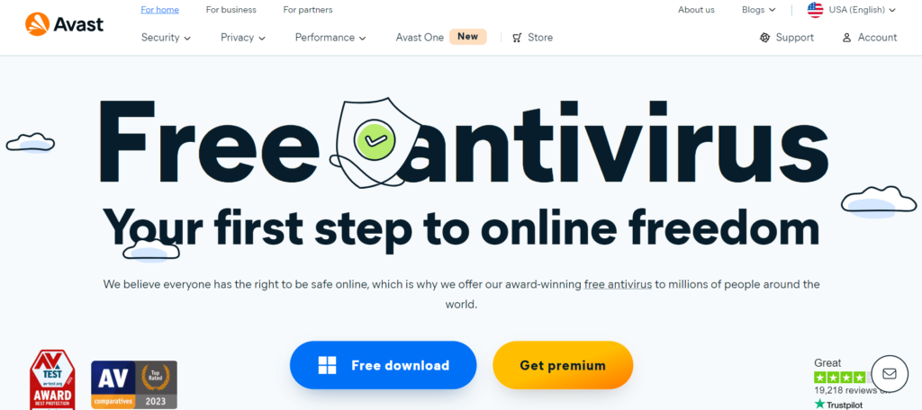 Avast Free Antivirus Software