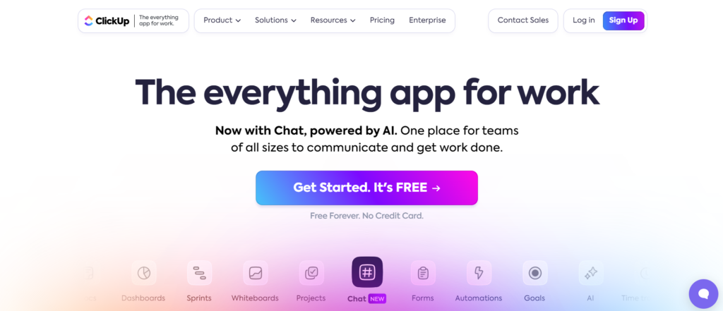 ClickUp - A Robust project management software