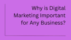 Why is Digital Marketing Important for Any Business?