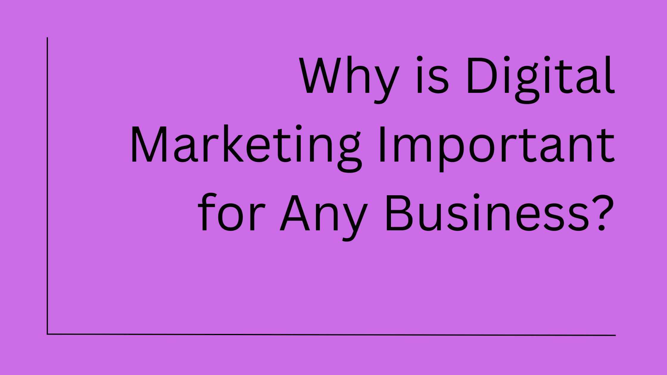 Why is Digital Marketing Important for Any Business?