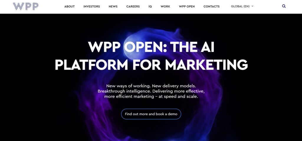 WPP Plc - largest of marketing agencies in world