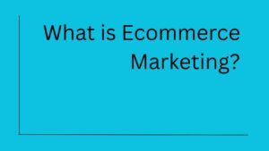 Ecommerce Marketing - The definition