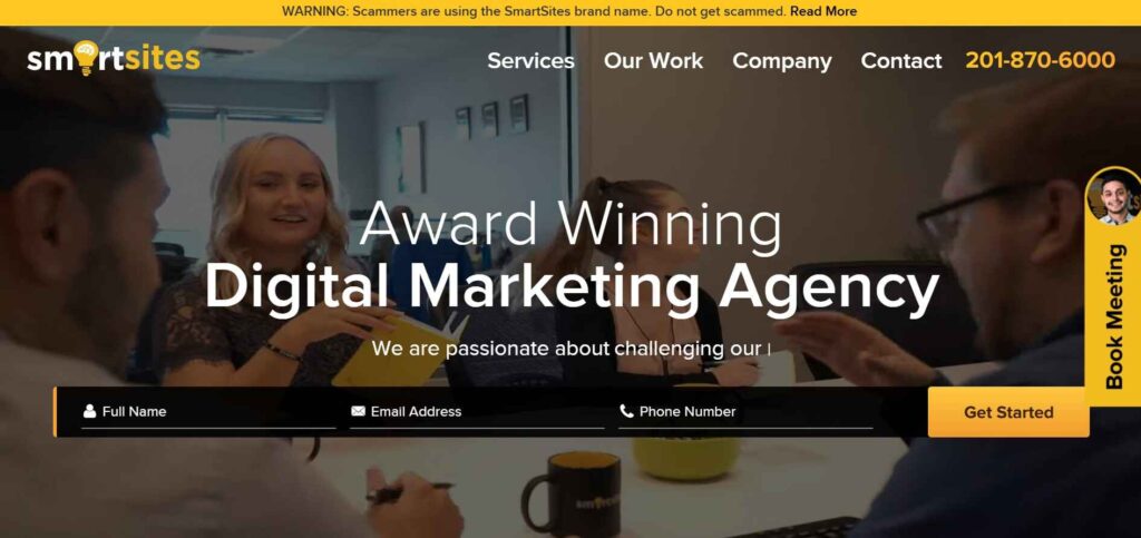 Smartsites - top rated content marketing agency in USA