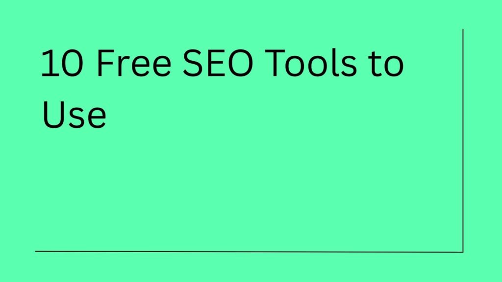 Free SEO Tools