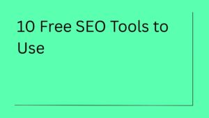 Free SEO Tools