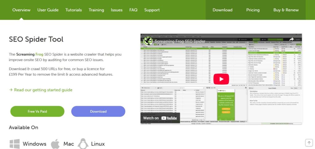 Screaming Frog SEO Spider – A Technical SEO Audit Tool